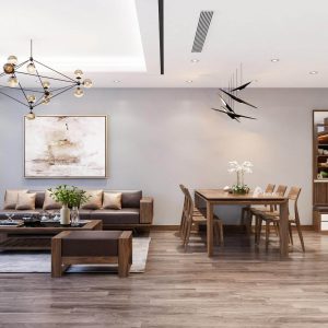 Thiết kế nội thất chung cư Sun Grand – Chị Giang